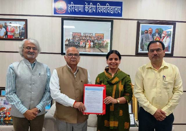 Central University of Haryana Receives First Ever Erasmus+ Grant Funded by the European Union