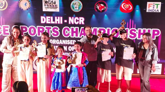 दिल्ली NCR डांस स्पोर्ट्स चैंपियनशिप 2026: 350 से अधिक बच्चों ने बिखेरा अपनी प्रतिभा का जलवा