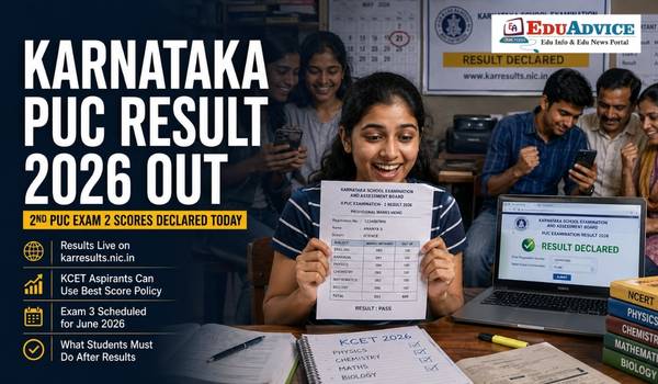 Karnataka 2nd PUC Exam 2 Result 2026 Out Today 
