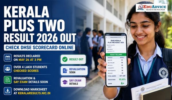 Kerala Plus Two Result 2026 Out Check DHSE 12th Score at the Official Website 