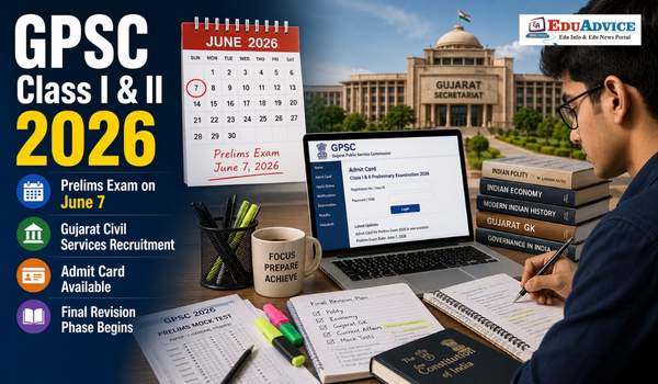 GPSC Class 1 and 2 Recruitment 2026; 213 Posts, Prelims June 7 Details