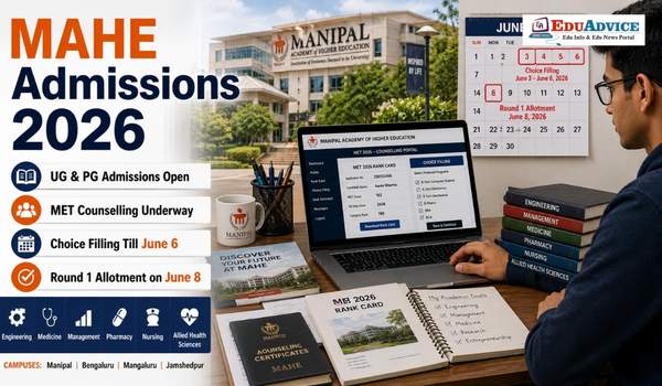 Manipal Academy of Higher Education Admissions 2026 UG & PG Open