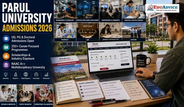 Parul University Admissions 2026 Open for UG and PG Courses; Check Eligibility, Courses, Scholarships and Application Process