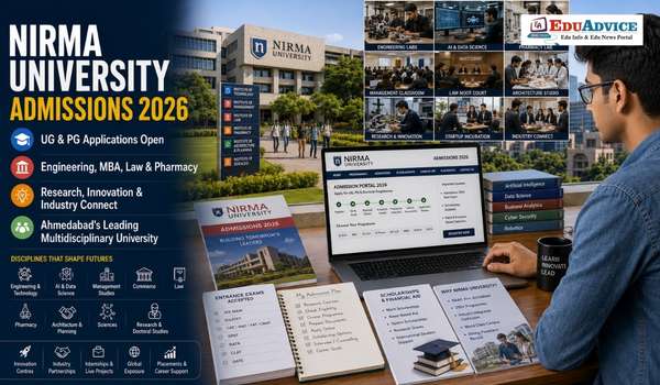 Nirma University Admissions 2026 Open for UG and PG Courses; Check Eligibility, Courses and Admission Process