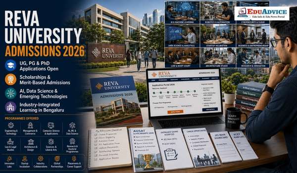REVA University Admissions 2026 Open for UG and PG Courses Check Eligibility, Scholarships and Application Process