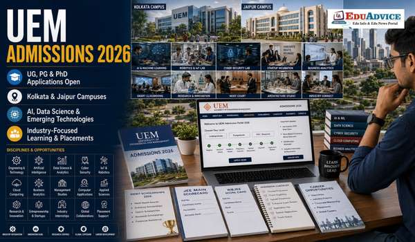 UEM Admissions 2026 Open for UG and PG Courses Check Eligibility, Courses and Admission Process