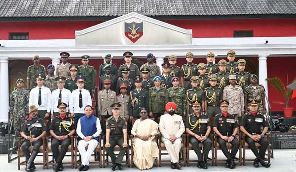 President Murmu Reviews IMA Passing Out Parade of 158th Regular Course in Dehradun