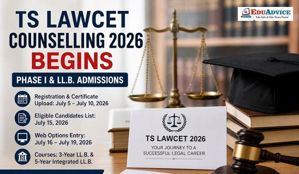 TS LAWCET Counselling 2026 Begins, Your Law College Seat Starts Here 