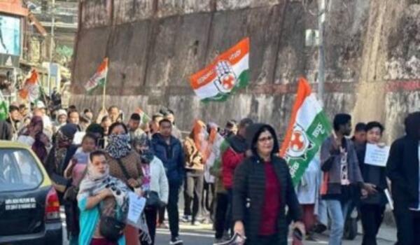 Youth Congress Brings Chhatron Ki Goonj Anti Paper Leak Protest to North East