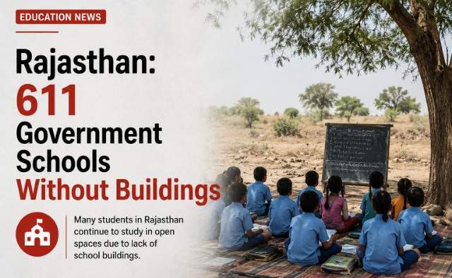 Rajasthan: 611 Government Schools Without Buildings