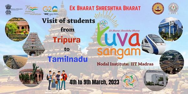 IIT Madras to host 50 Students from Tripura under ‘Ek Bharat Shreshtha Bharat’ North East Yuva Sangam Initiative