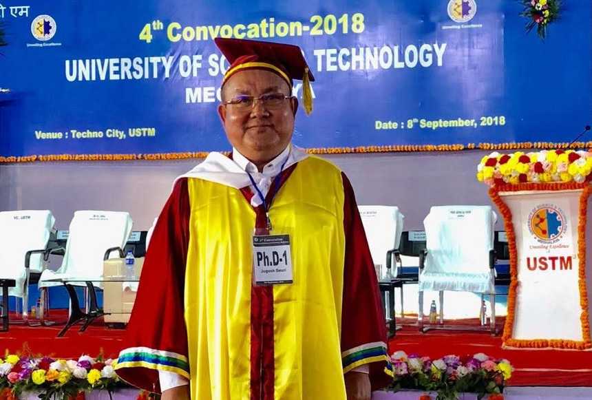 USTM Alumnus Honoured with Padma Shri for Contributions to Sericulture and Rural Develop